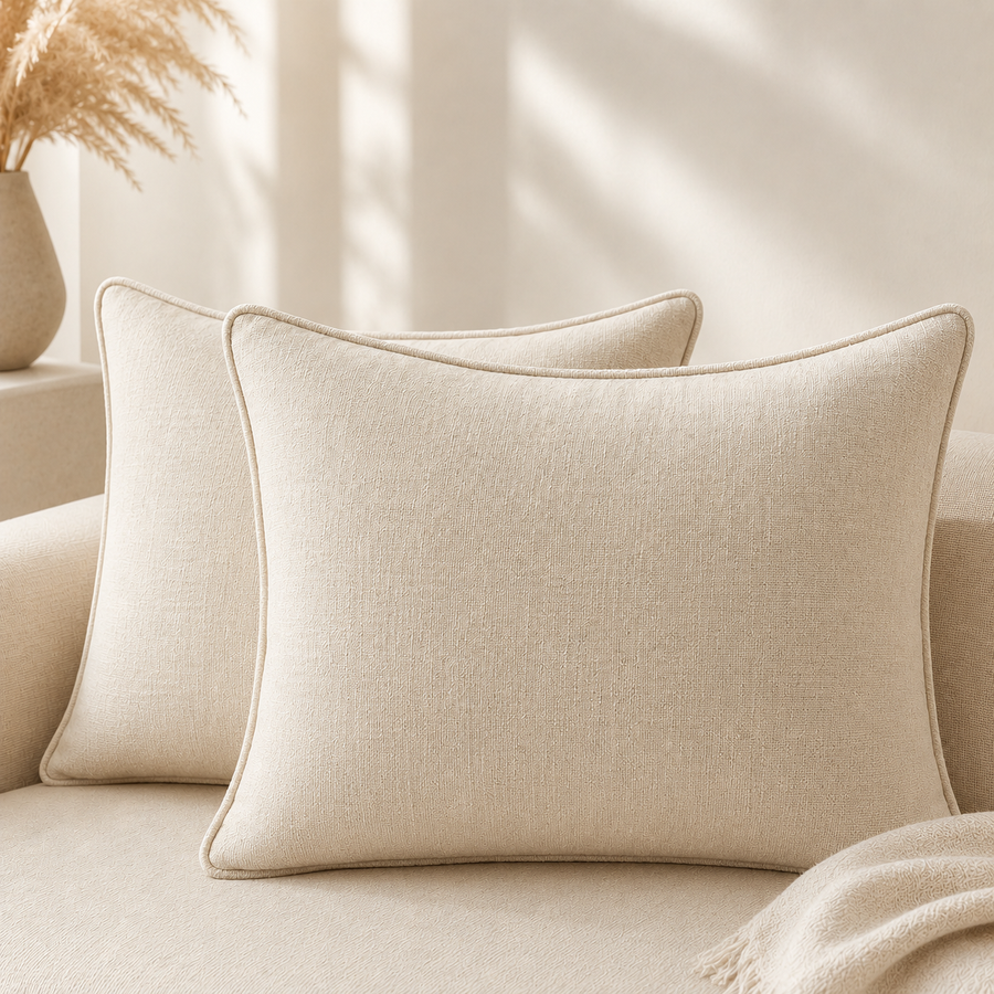Wellspirefit™ LinenMood Pillow Cover Set