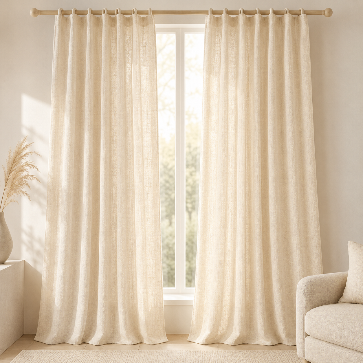 Wellspirefit™ AirLinen Curtain Panel