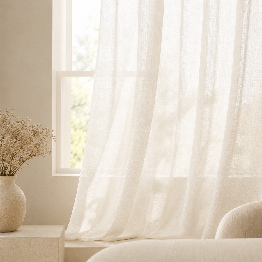 Wellspirefit™ MistSheer Voile Curtain