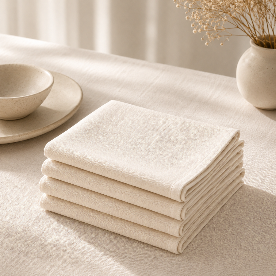 Wellspirefit™ PureFold Cotton Napkin Set